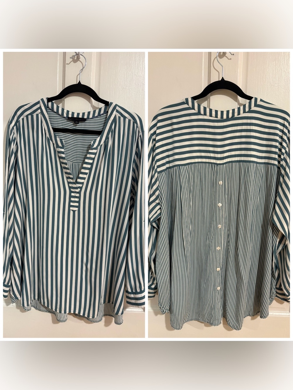Jane And Delancey Stripe Button Down
